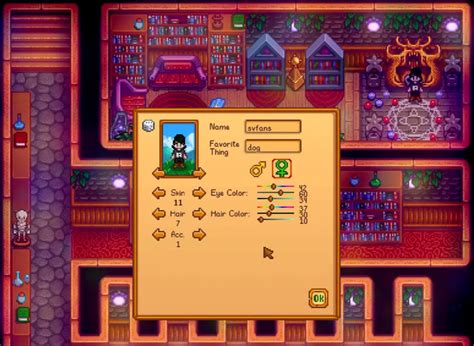 face stardew valley|stardew valley change of appearance.